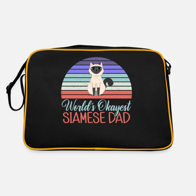 Cadeaux de chat siamois Sac Retro