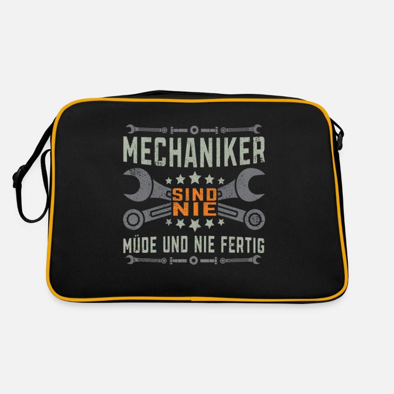 KFZ Mechaniker sind nie müde Schrauber Geschenk Retro Tasche