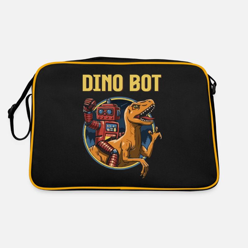 Dinosaur Dino Bot Rex Saurus Gift Retro Bag