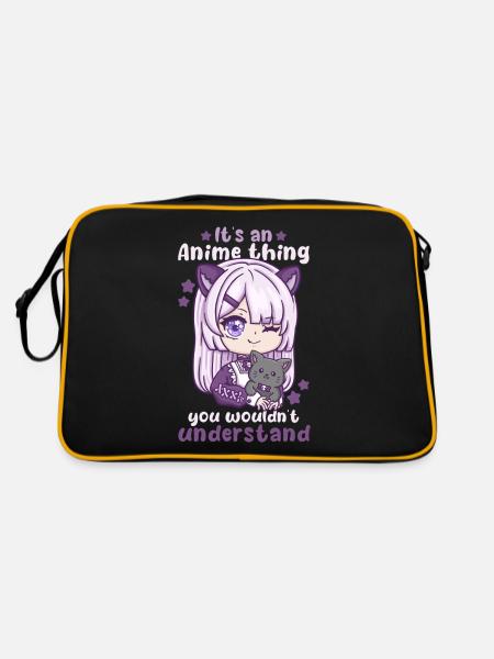 It's An Anime Thing You Wouldn't Understand - Retro Bag - black/gold - Back
