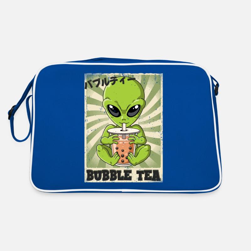 Boba Tea Alien Bubble Tea Sac Retro