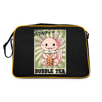 Boba Tea Axolotl Bubble Tea - Sac Retro - noir/or - Dos
