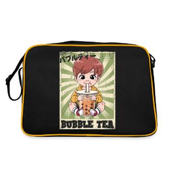 Boba Tea Boy Bubble Tea - Retro Bag - black/gold - Back