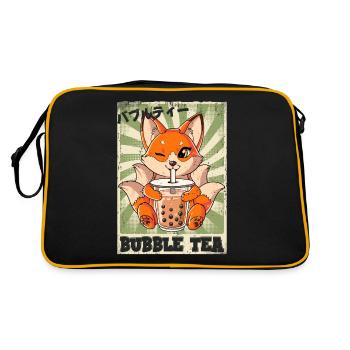 Boba Tea Kitsune Bubble Tea - Sac Retro - noir/or - Dos