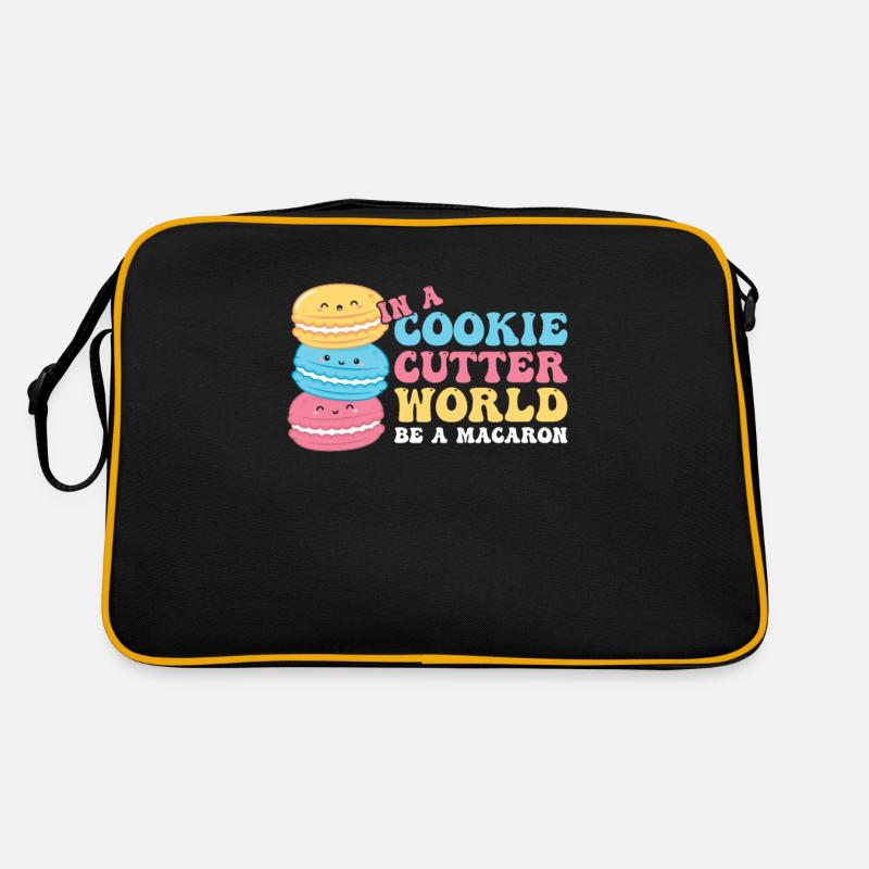 In Einer Welt Der Ausstechformen Ein Macaron Sein Retro Tasche