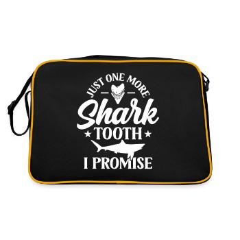 Une seule autre dent de requin promise aux requins dents de requin - Sac Retro - noir/or - Dos