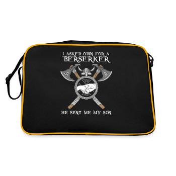 front 41401662293039481 - Retro Tasche - Schwarz/Gold - Hinten