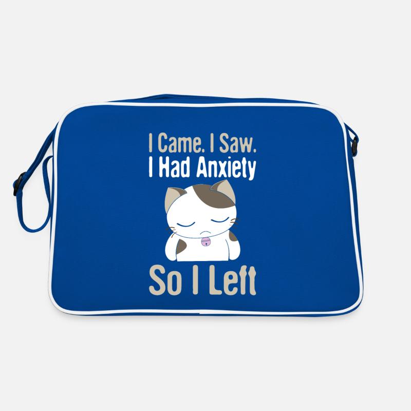 Ich Kam Und Sah, Dass Ich Angst Hatte, Also Ging Retro Tasche