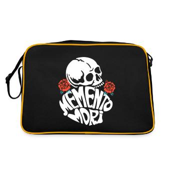 Memento Mori pour tous les fans de philosophie - Sac Retro - noir/or - Dos