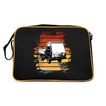 Multicar M25 Multicar Nouveaux camions Multricar - Sac Retro - noir/or - Dos