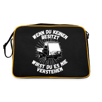 Multicar M25 Multicar Nouveaux camions Multricar - Sac Retro - noir/or - Dos