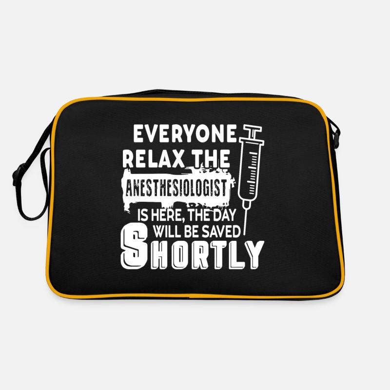Anesthesiologist The Anesthesiologist Is Here Retro Bag