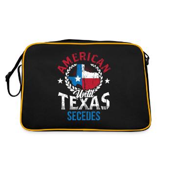 Les Américains jusqu’à la sécession des Texans du Texas - Sac Retro - noir/or - Dos