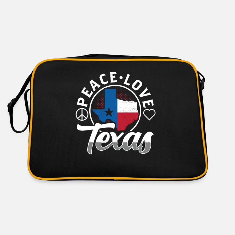 Peace Love Texas Pride Texan Texan Retro Bag