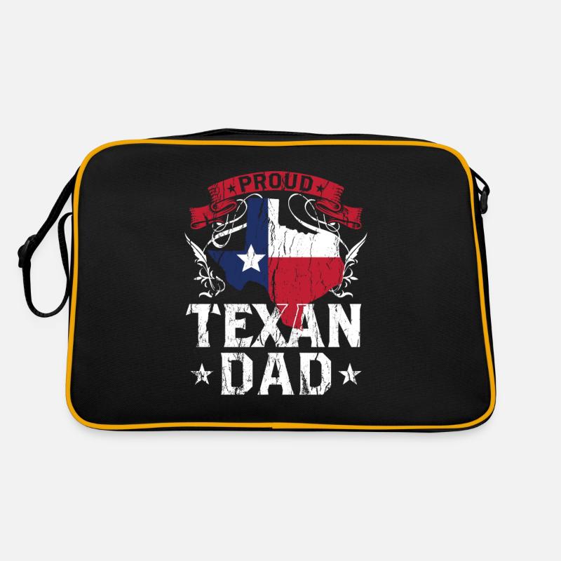 Proud Texan Father Proud Texas Texan Retro Bag