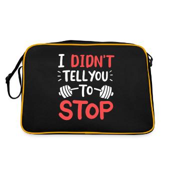 Personal Trainer Wellness Coach Fitnessstudio - Retro Tasche - Schwarz/Gold - Hinten
