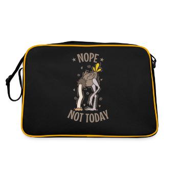 Non, pas aujourd’hui tête d’autruche dans le sable ratite - Sac Retro - noir/or - Dos