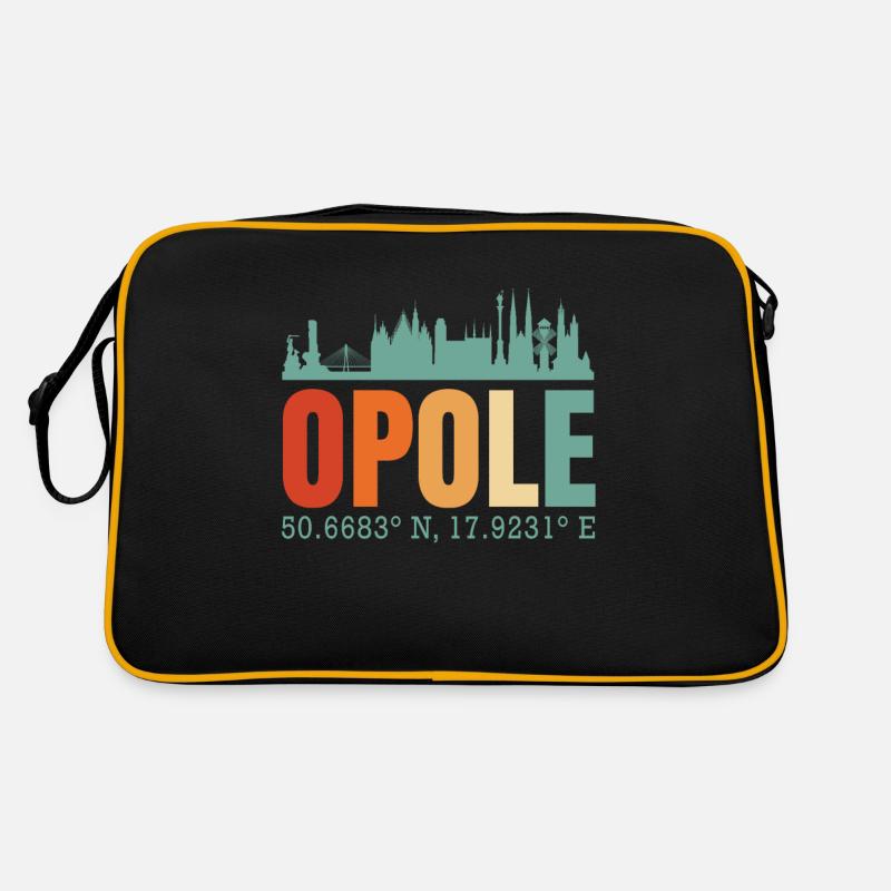 Pologne Opole.Skyline Sac Retro