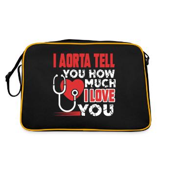 Cardiologist Love Being A Cardiologist - Retro Bag - black/gold - Back