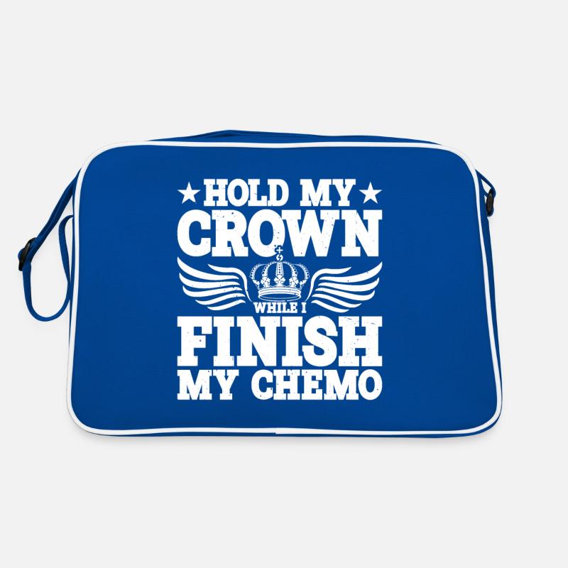 Hold My Crown While I Finish My Chemo 60 Retro Bag