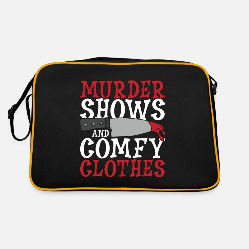 Detective Murder Shows And Comfy Investigator Cop Retro Bag