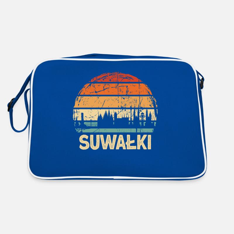 Polen Suwalki Skyline Retro Tasche