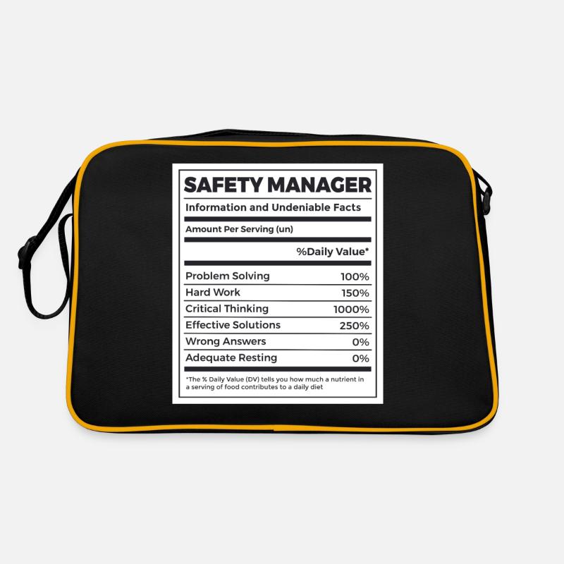 Responsable de la sécurité sanitaire au travail Sac Retro