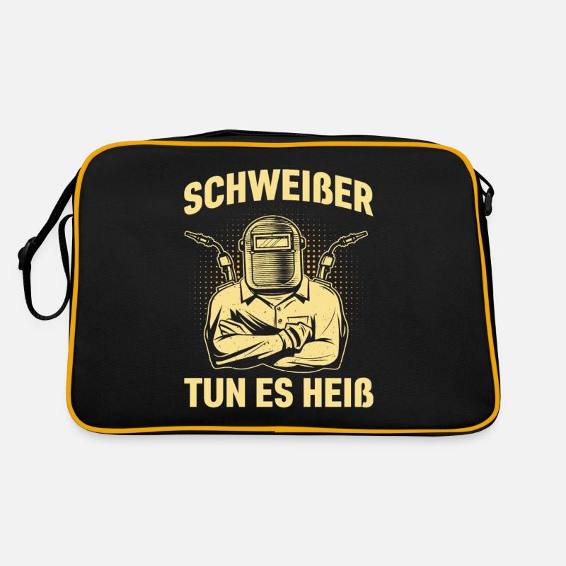 Welders do it hot, metalworkers weld Retro Bag