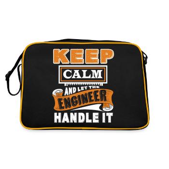 Engineer Let Engineer Handle It - Retro Bag - black/gold - Back