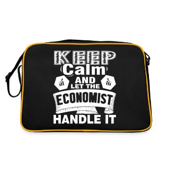 Economist Let Economist Handle It - Retro Bag - black/gold - Back