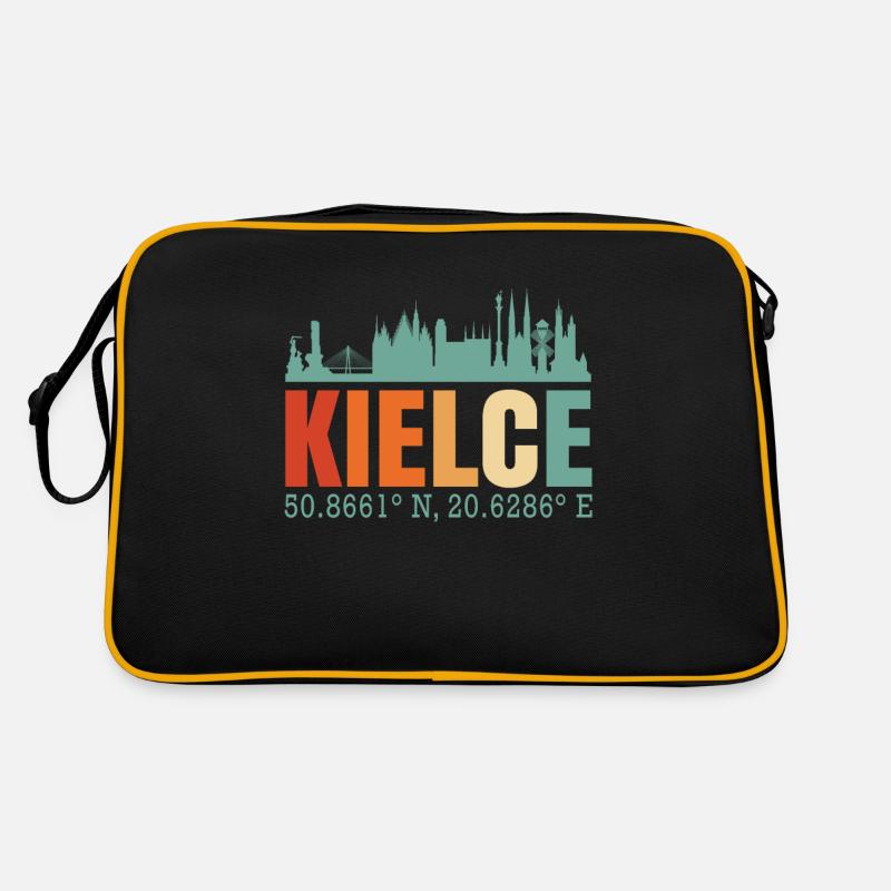 Poland Kielce Skyline Retro Bag