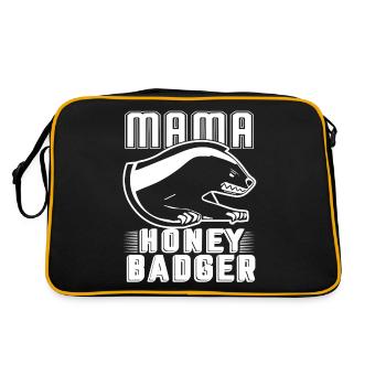 Honey Badger Mama Honey Badger - Retro Bag - black/gold - Back