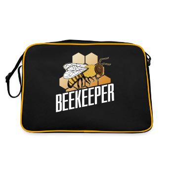 Beekeepers Beekeepers Beekeepers Honey Bee - Retro Bag - black/gold - Back