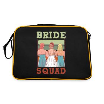 Équipe nuptiale Mariage mariage Fête de la mariée - Sac Retro - noir/or - Dos