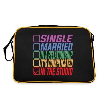 Single, Married, In The Studio 5 - Retro Bag - black/gold - Back