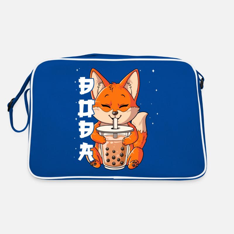Boba Tea Fox Bubble Tea Sac Retro