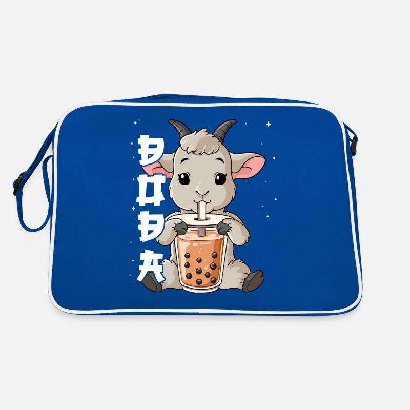 Boba Tea Goat Bubble Tea Retro Bag