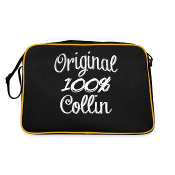 Original 100% Collin - Retro Bag - black/gold - Back
