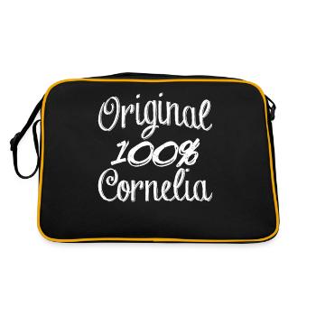 Original 100% Cornelia - Retro Bag - black/gold - Back