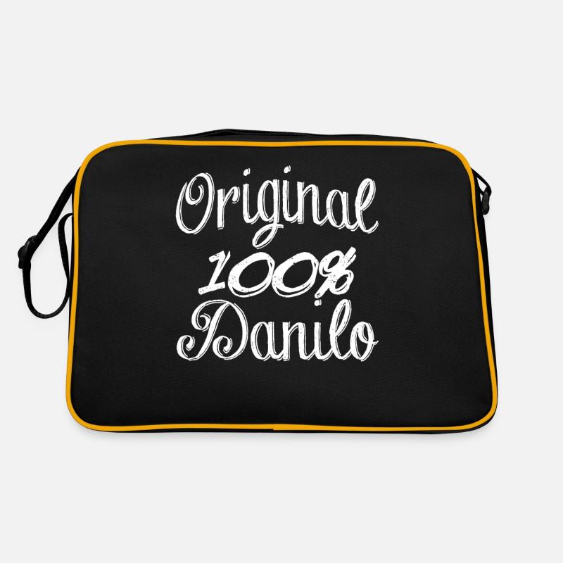 Original 100% Danilo - Retro Bag - black/gold