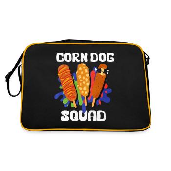 Corn Dog Squad - Retro Bag - black/gold - Back