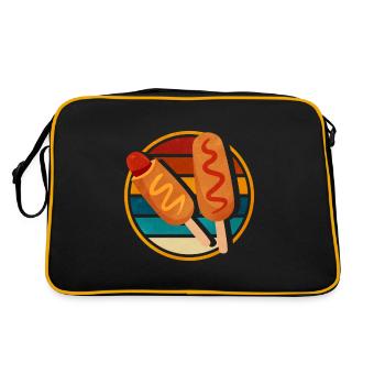 Retro Corn Dog - Retro Bag - black/gold - Back