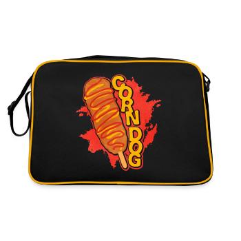 Corn dog - Retro Bag - black/gold - Back