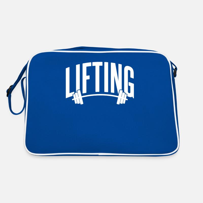 Heben Workout Gym Gewichtheber Gewichtheben Retro Tasche