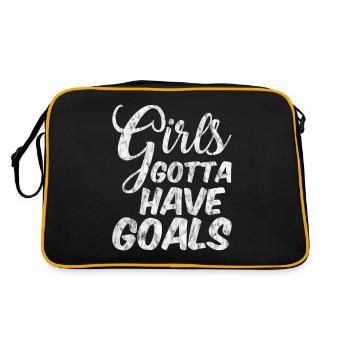 Les filles doivent avoir des objectifs 3 - Sac Retro - noir/or - Dos