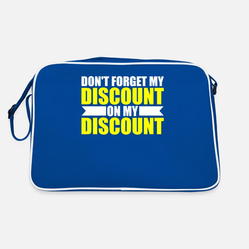 Rentner Rente Dont Forget My Discount Retro Tasche