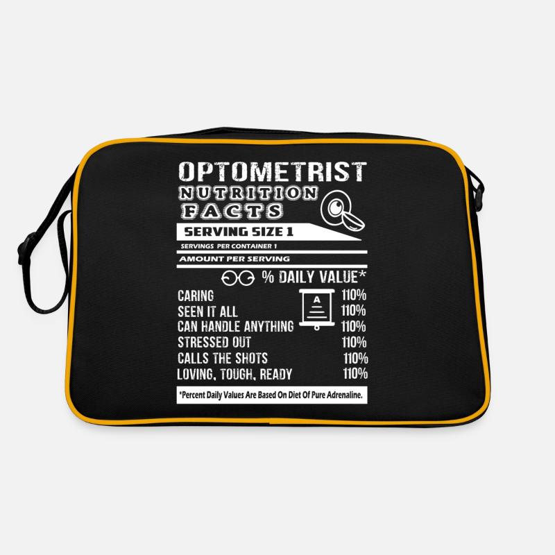 Optometrist Optometrist Nutrition Facts Retro Bag