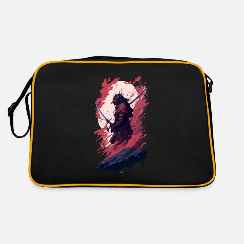 Shadow Samurai: Colorful Chaos Unleashed Retro Tasche