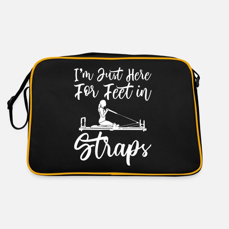 I'm Just Here For Feet In Straps 4 Retro Tasche
