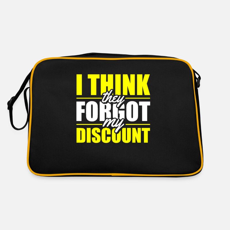 Pension de retraité N’oubliez pas ma réduction Sac Retro